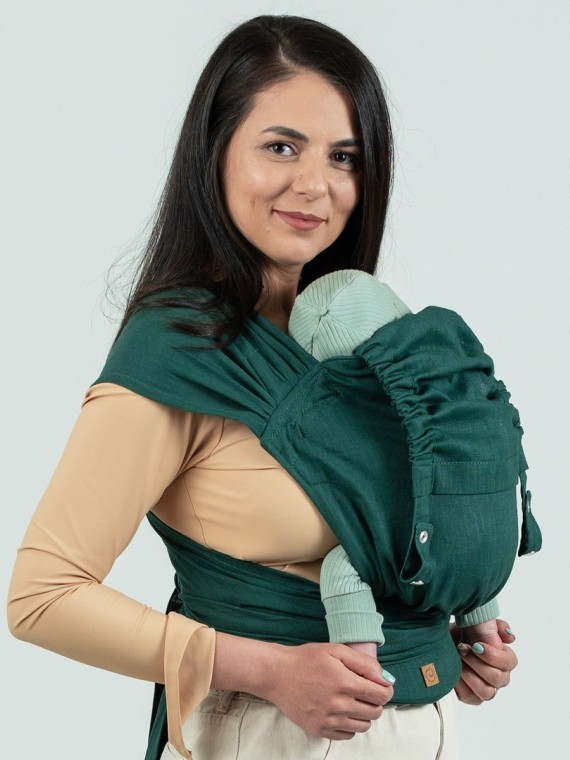 ISARA QuickTie – hibridinė nešioklė su rišimo galimybėmis ir greitu reguliavimu