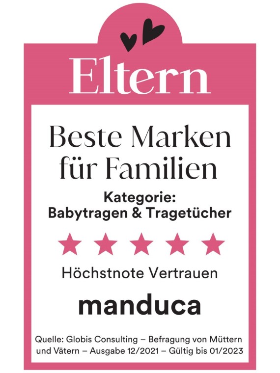 Manduca Twist – patogi nešioklė be sagties nuo gimimo iki 15 kg