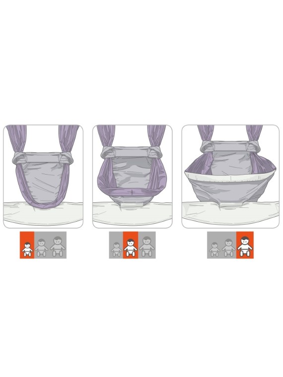 Manduca Twist – patogi nešioklė be sagties nuo gimimo iki 15 kg