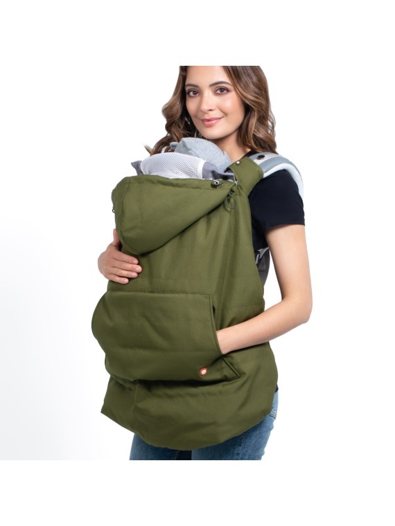 Wombat Winter Cover žieminis nešioklės apdangalas, Green