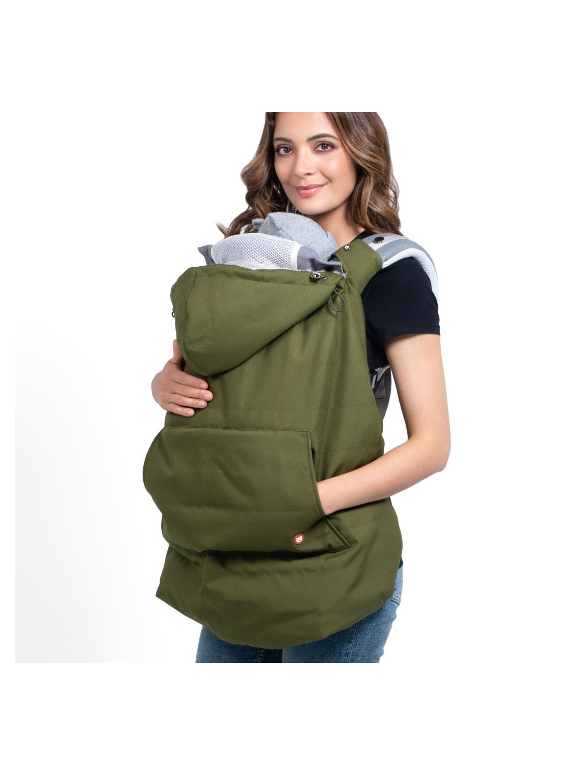 Wombat Winter Cover žieminis nešioklės apdangalas, Green