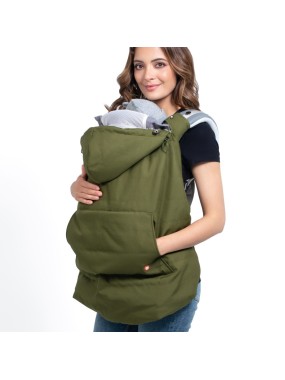 Wombat Winter Cover žieminis nešioklės apdangalas, Green