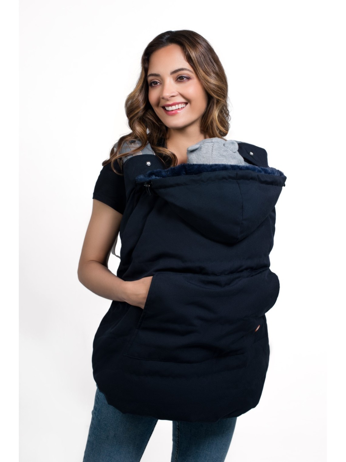 Wombat Winter Cover žieminis nešioklės apdangalas, Black