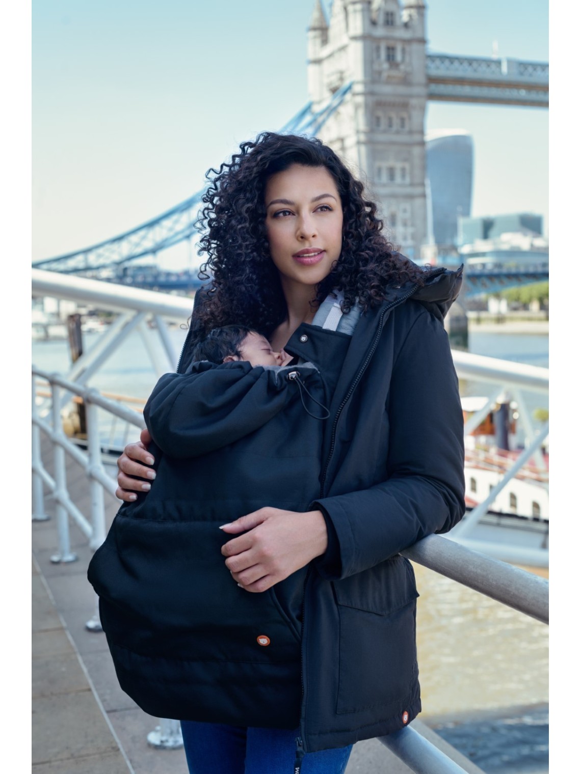 Wombat Winter Cover žieminis nešioklės apdangalas, Black