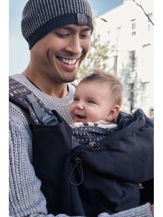 Wombat Winter Cover žieminis nešioklės apdangalas, Black