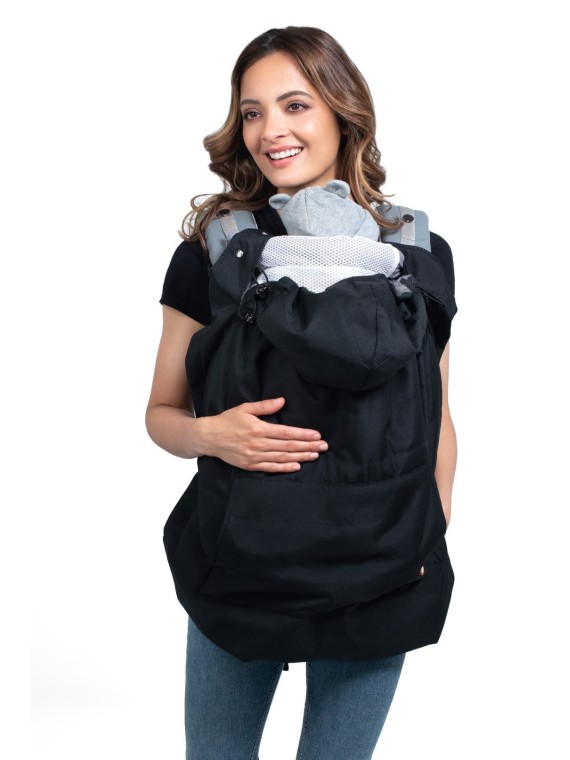 Wombat Winter Cover žieminis nešioklės apdangalas, Black