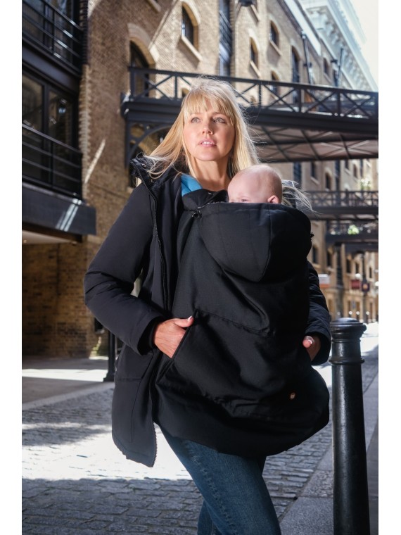 Wombat Winter Cover žieminis nešioklės apdangalas, Black