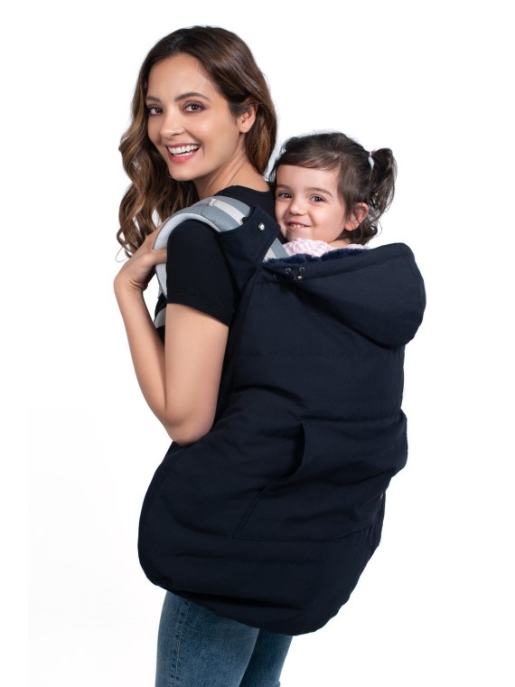 Wombat Winter Cover žieminis nešioklės apdangalas, Black