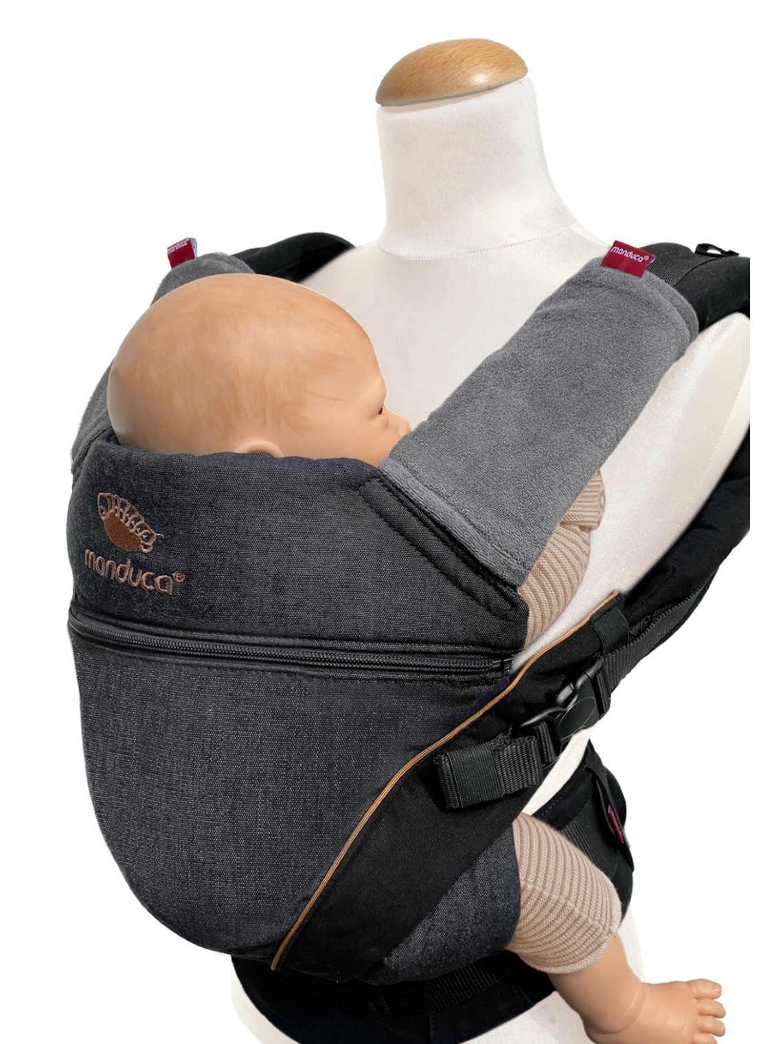 Manduca Strap protector Fumbee, Dark Grey