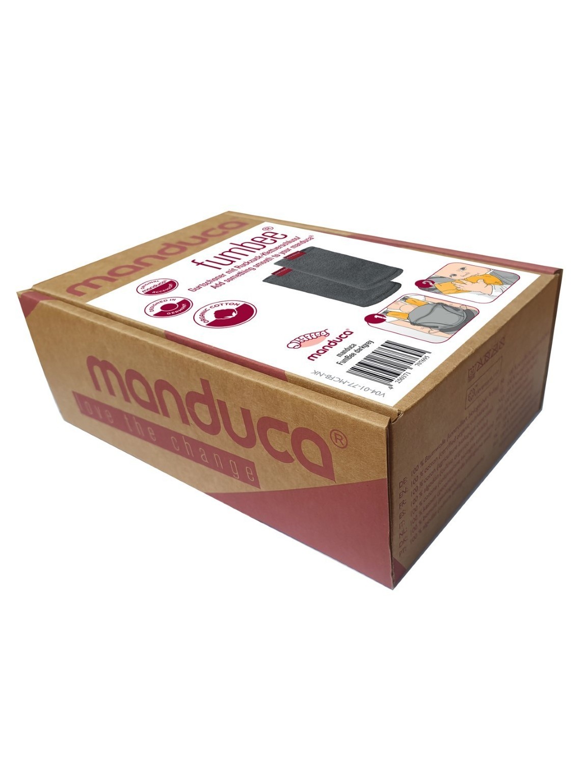 Manduca Strap protector Fumbee, Dark Grey
