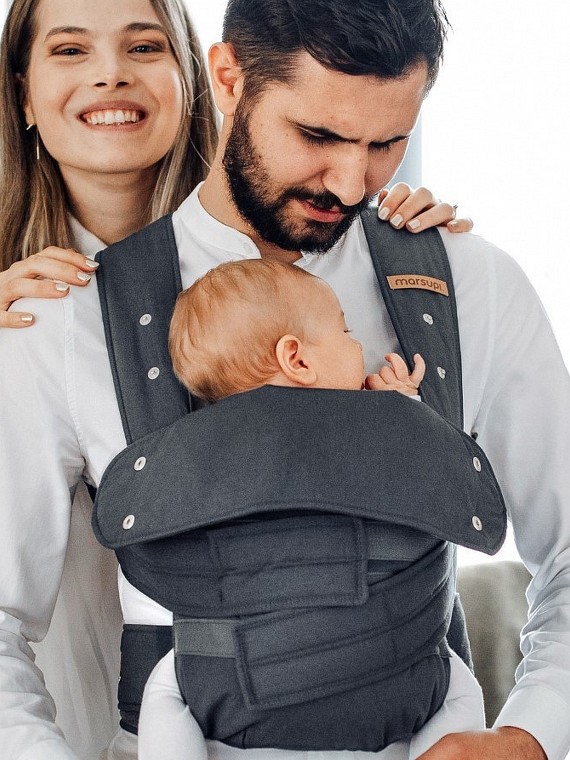 Marsupi nešioklė – paprastumas ir ergonomika nuo gimimo