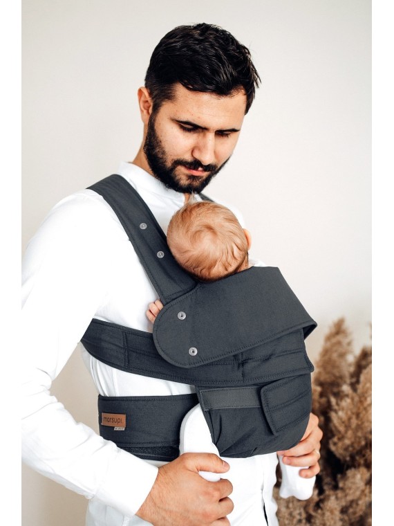 Marsupi nešioklė – paprastumas ir ergonomika nuo gimimo