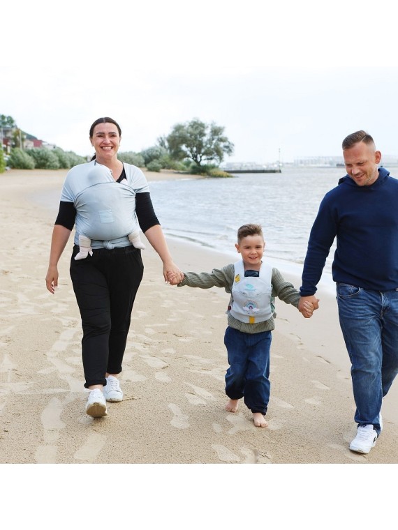 Manduca Sling vaikjuostė – minkšta, organiška ir patogi nuo gimimo