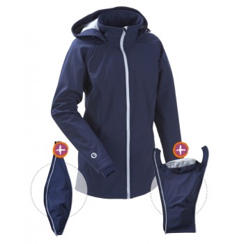 Softshell Babywearing 3in1 Jacket (MAMALILA, navy)