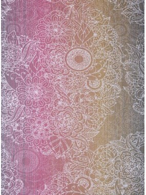 LennyHip (1/2 of LennyTwin), Standard, jacquard, 100% cotton - WILD WINE - VINEYARD