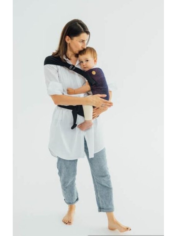 LennyHip (1/2 of LennyTwin), Standard, jacquard, 100% cotton - WILD WINE - BOUQUET