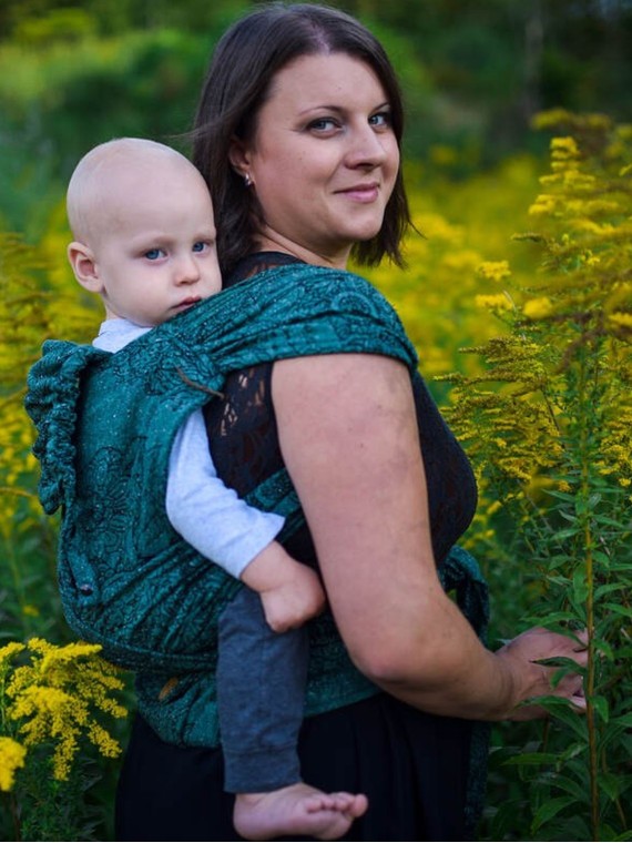 LennyHybrid, Standard, jacquard, 51% medvilnė 49% šilkas - WILD WINE - IVY