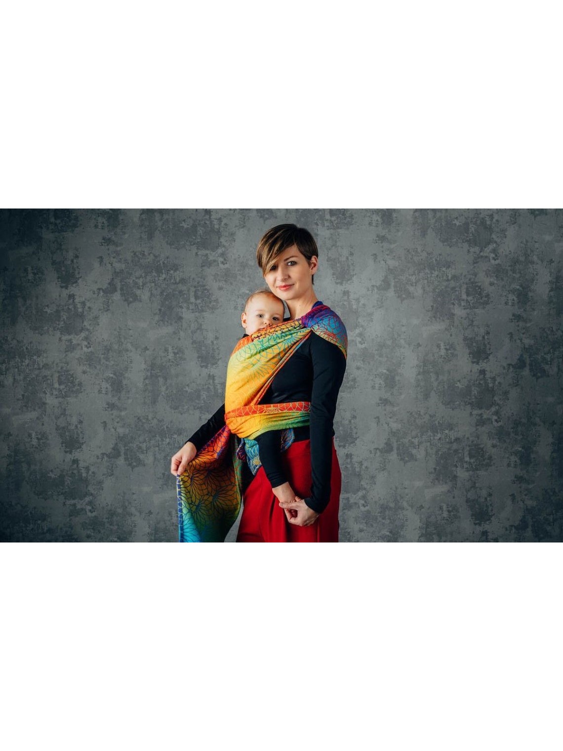LennyHybrid, Standard, jacquard, 100% cotton - RAINBOW LOTUS