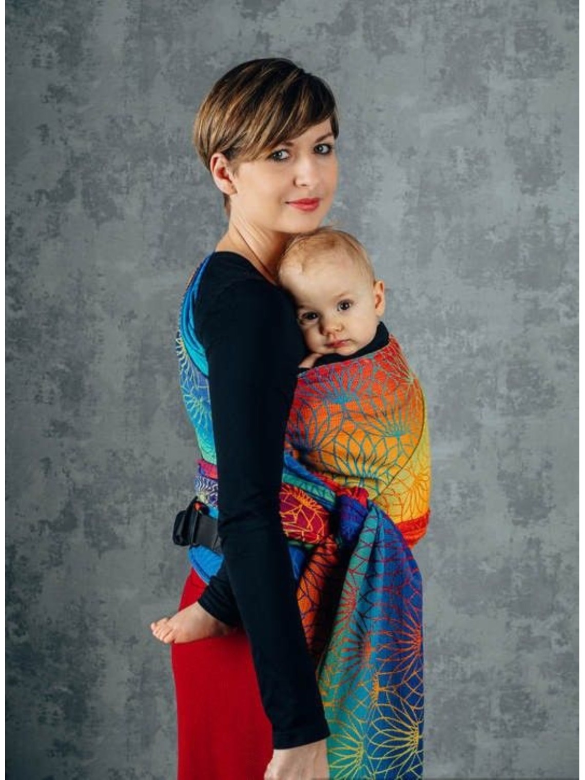 LennyHybrid, Standard, jacquard, 100% cotton - RAINBOW LOTUS