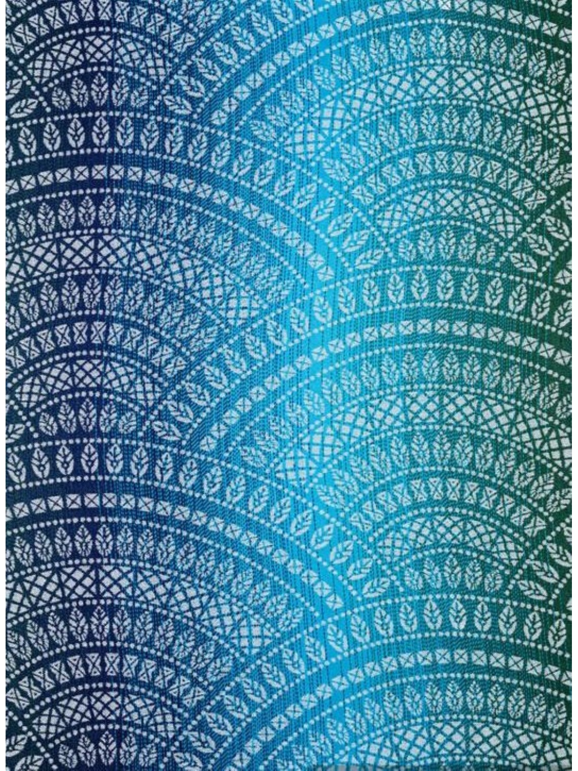 LennyHybrid, Standard, jacquard, (100% bambuko viskozė) - PEACOCK'S TAIL - SEA ANGEL