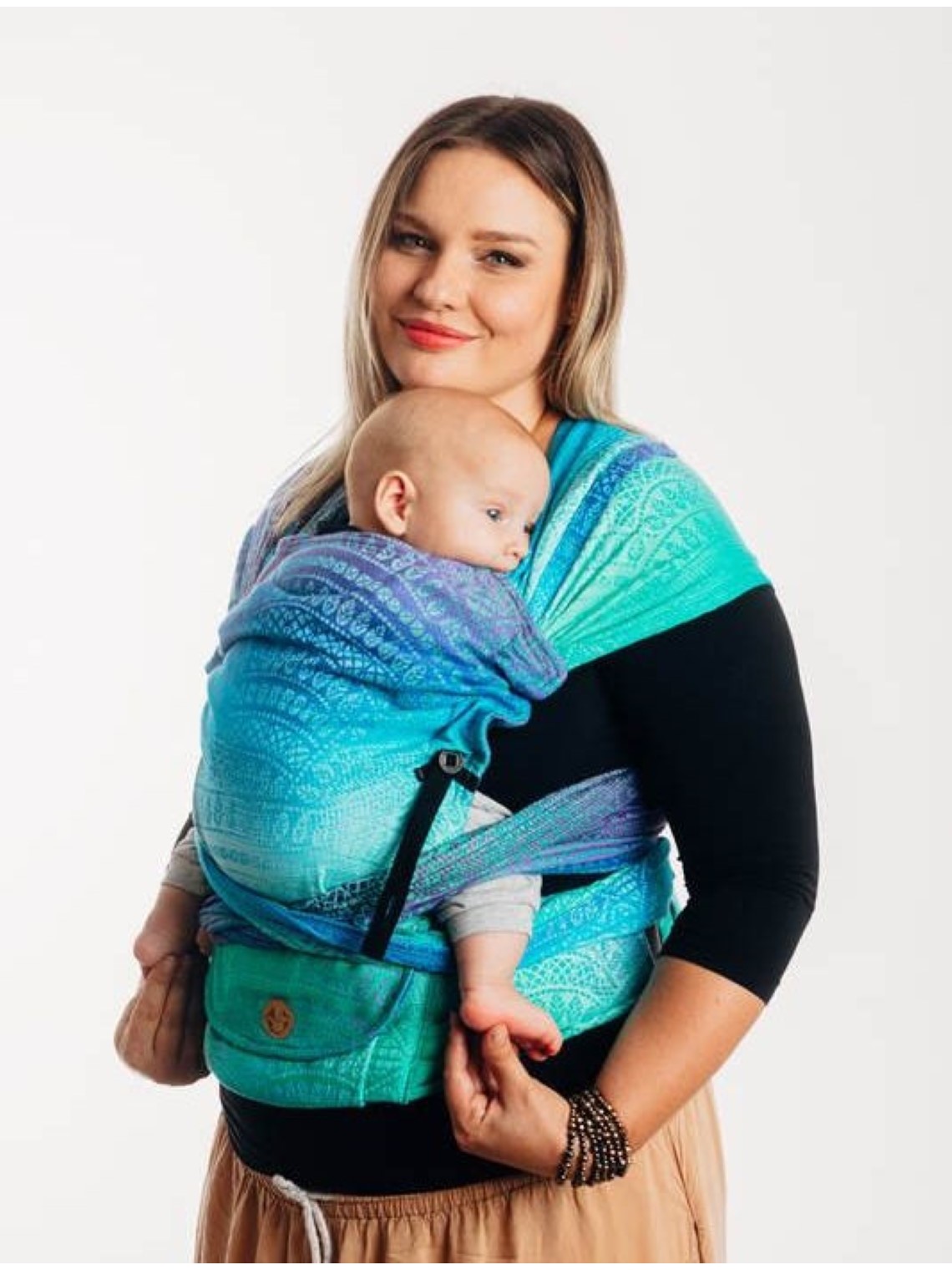 LennyHybrid, Standard, jacquard, 100% cotton - PEACOCKâ€™S TAIL - FANTASY