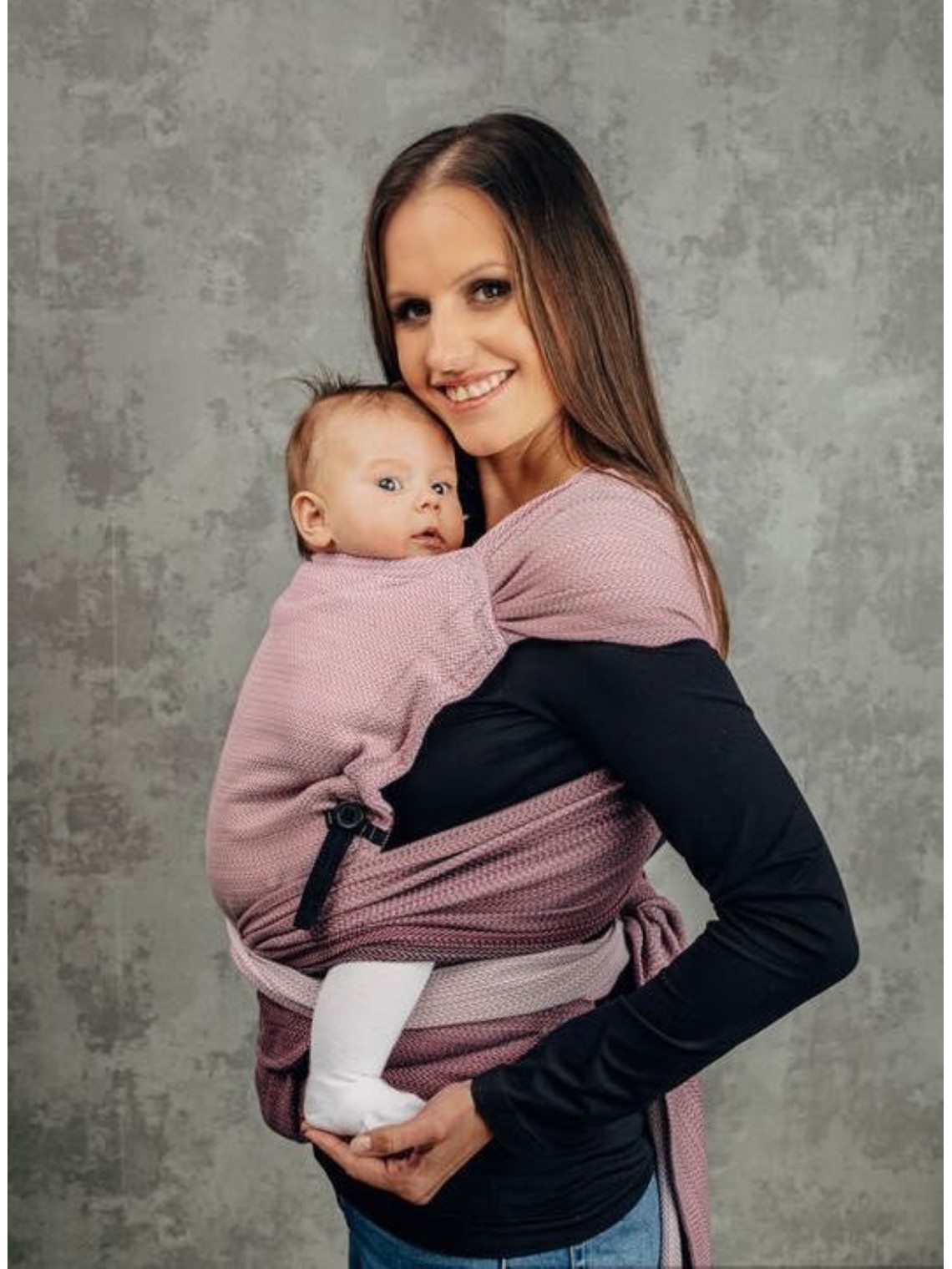 LennyHybrid, Standard, herringbone, 100% cotton - LITTLE HERRINGBONE OMBRE PINK LennyHybrid, Standard, herringbone, 100% cotton - LITTLE HERRINGBONE OMBRE PINK