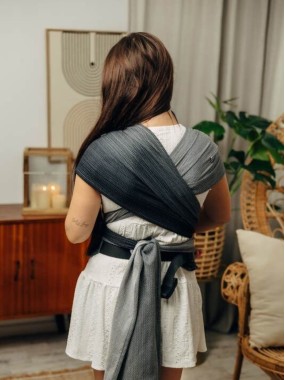 LennyHybrid, Standard, herringbone, 100% cotton - LITTLE HERRINGBONE OMBRE GREY LennyHybrid, Standard, herringbone, 100% cotton - LITTLE HERRINGBONE OMBRE GREY