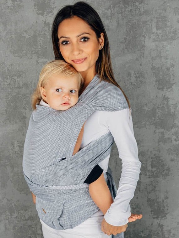 LennyHybrid, Standard, herringbone, 100% medvilnė - LITTLE HERRINGBONE GREY