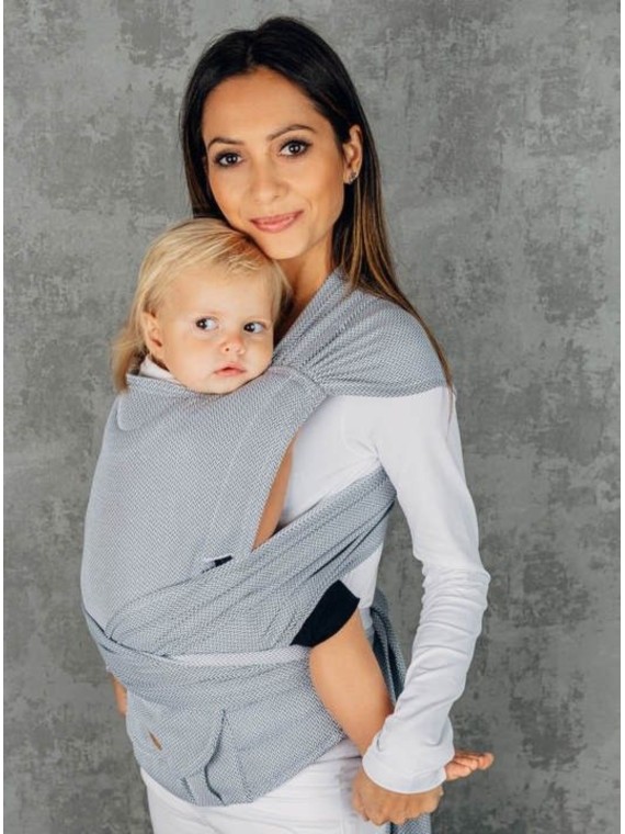 LennyHybrid, Standard, herringbone, 100% medvilnė - LITTLE HERRINGBONE GREY