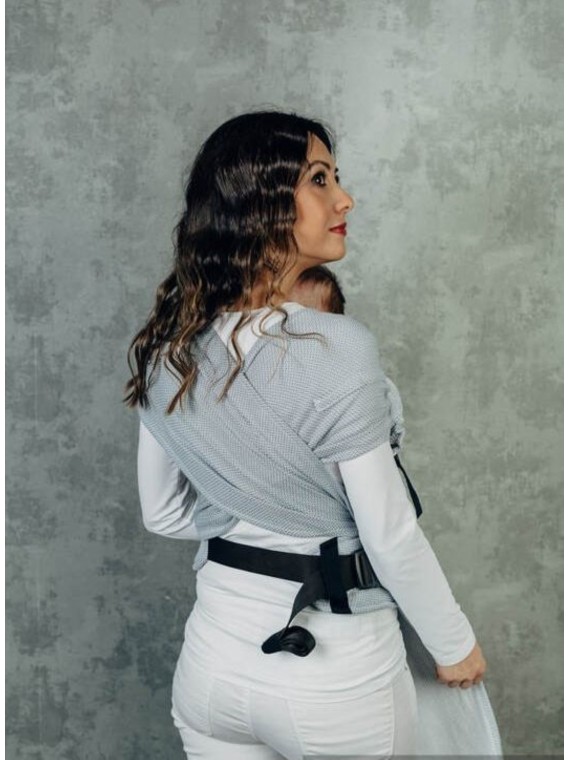 LennyHybrid, Standard, herringbone, 100% medvilnė - LITTLE HERRINGBONE GREY