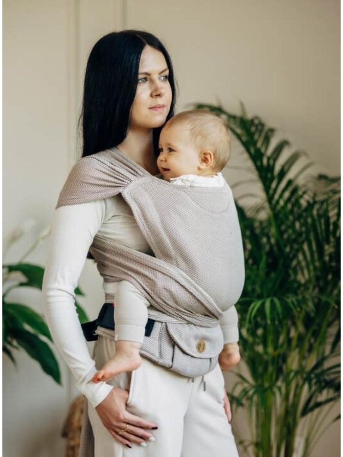 LennyHybrid, Standard, herringbone, 100% medvilnė - LITTLE HERRINGBONE ALMOND