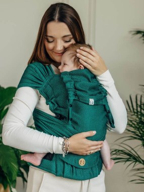 LennyHybrid, Standard, herringbone, 100% cotton - EMERALD LennyHybrid, Standard, herringbone, 100% cotton - EMERALD
