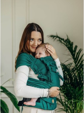 LennyHybrid, Standard, herringbone, 100% cotton - EMERALD LennyHybrid, Standard, herringbone, 100% cotton - EMERALD