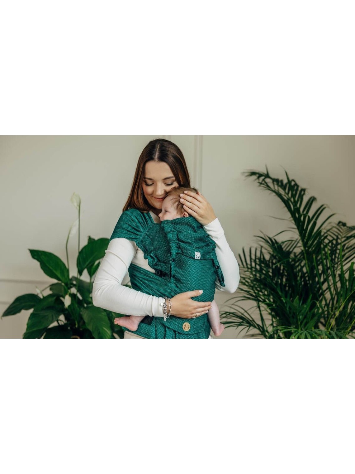 LennyHybrid, Standard, herringbone, 100% cotton - EMERALD LennyHybrid, Standard, herringbone, 100% cotton - EMERALD