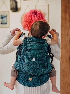 LennyPreschool (jacquard, 51% cotton, 49% silk) - WILD WINE - IVY LennyPreschool (jacquard, 51% cotton, 49% silk) - WILD WINE - IVY