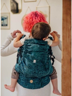 LennyPreschool (jacquard, 51% cotton, 49% silk) - WILD WINE - IVY LennyPreschool (jacquard, 51% cotton, 49% silk) - WILD WINE - IVY