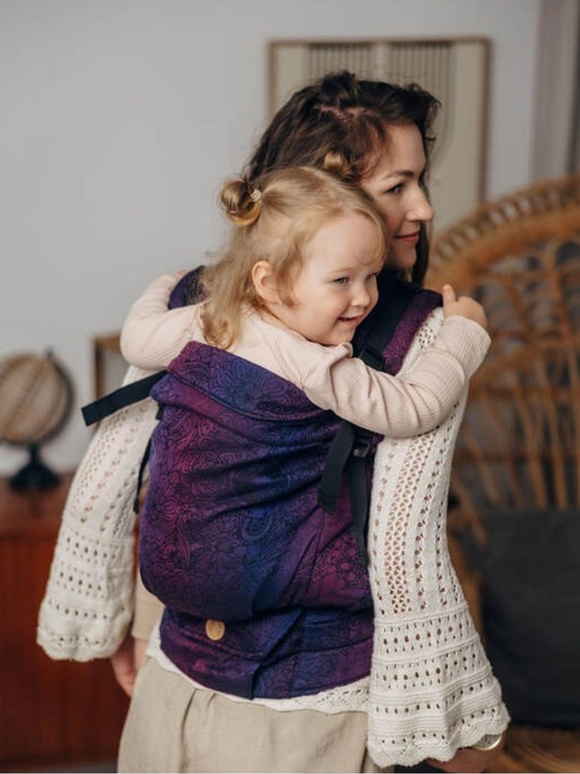 LennyPreschool (jacquard, 100% cotton) - WILD WINE - BOUQUET