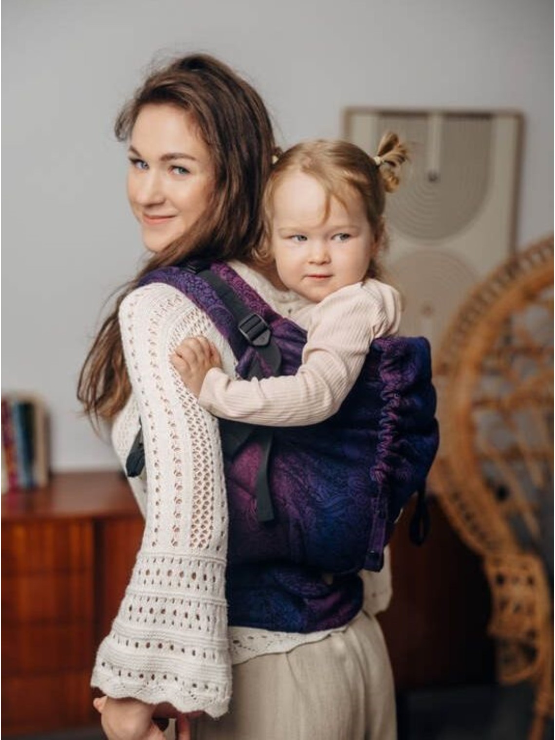 LennyPreschool (jacquard, 100% cotton) - WILD WINE - BOUQUET