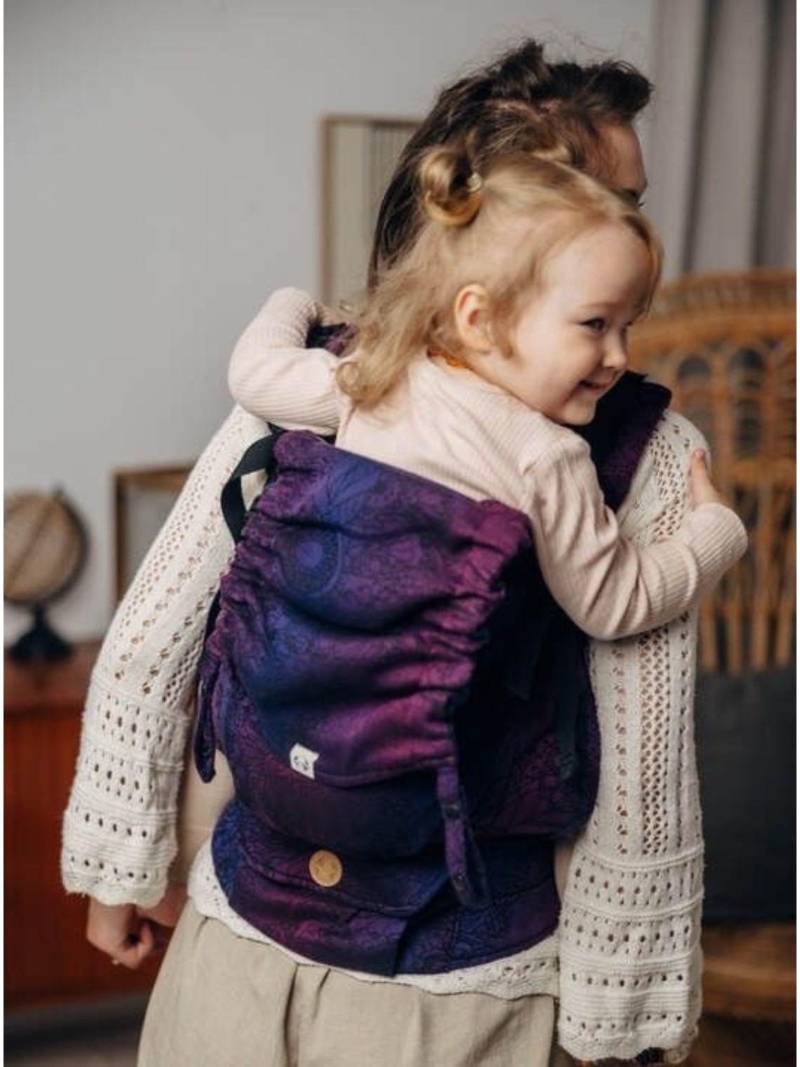 LennyPreschool (jacquard, 100% cotton) - WILD WINE - BOUQUET LennyPreschool (jacquard, 100% cotton) - WILD WINE - BOUQUET