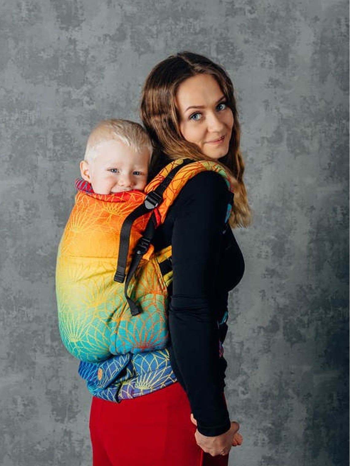 LennyPreschool (jacquard, 100% cotton) - RAINBOW LOTUS