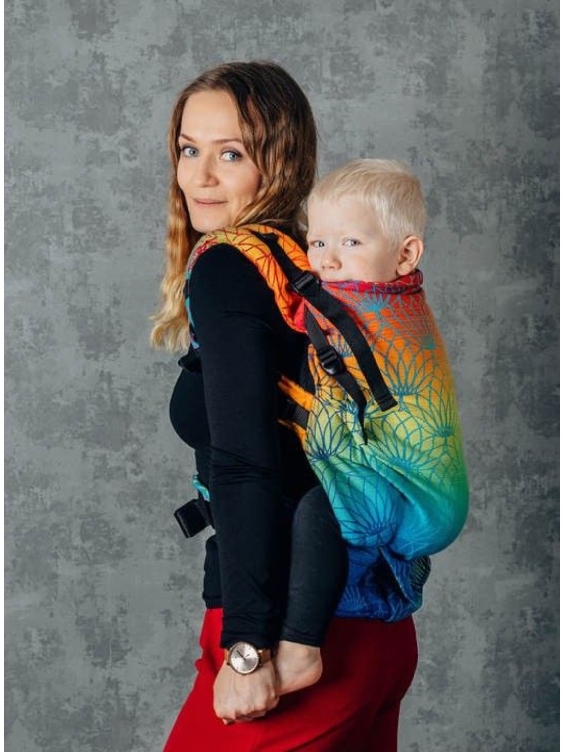 LennyPreschool (jacquard, 100% cotton) - RAINBOW LOTUS