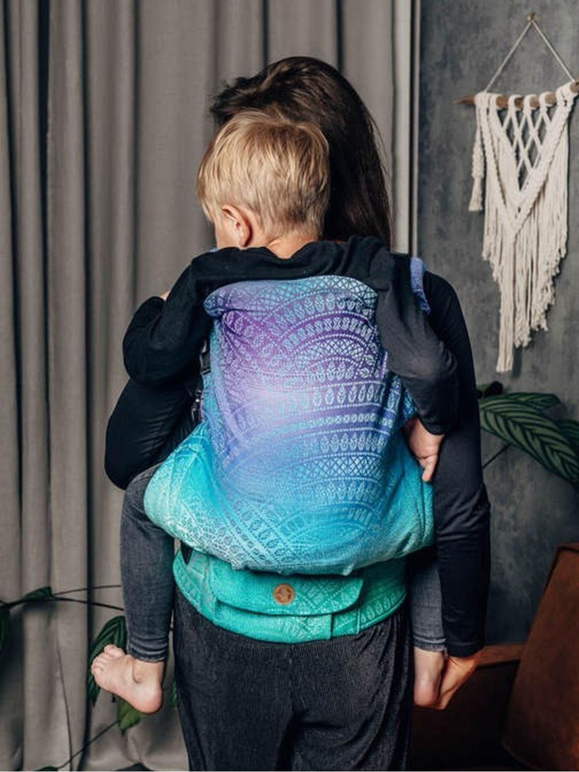 LennyPreschool (jacquard,100% cotton )- PEACOCK'S TAIL - FANTASY