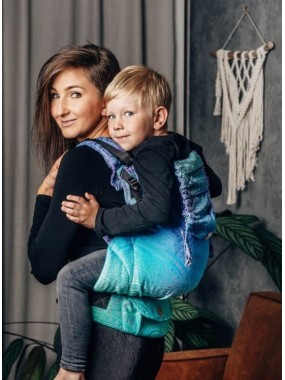 LennyPreschool (jacquard,100% cotton )- PEACOCK'S TAIL - FANTASY