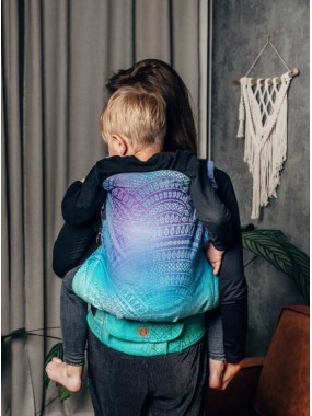 LennyPreschool (jacquard,100% cotton )- PEACOCK'S TAIL - FANTASY