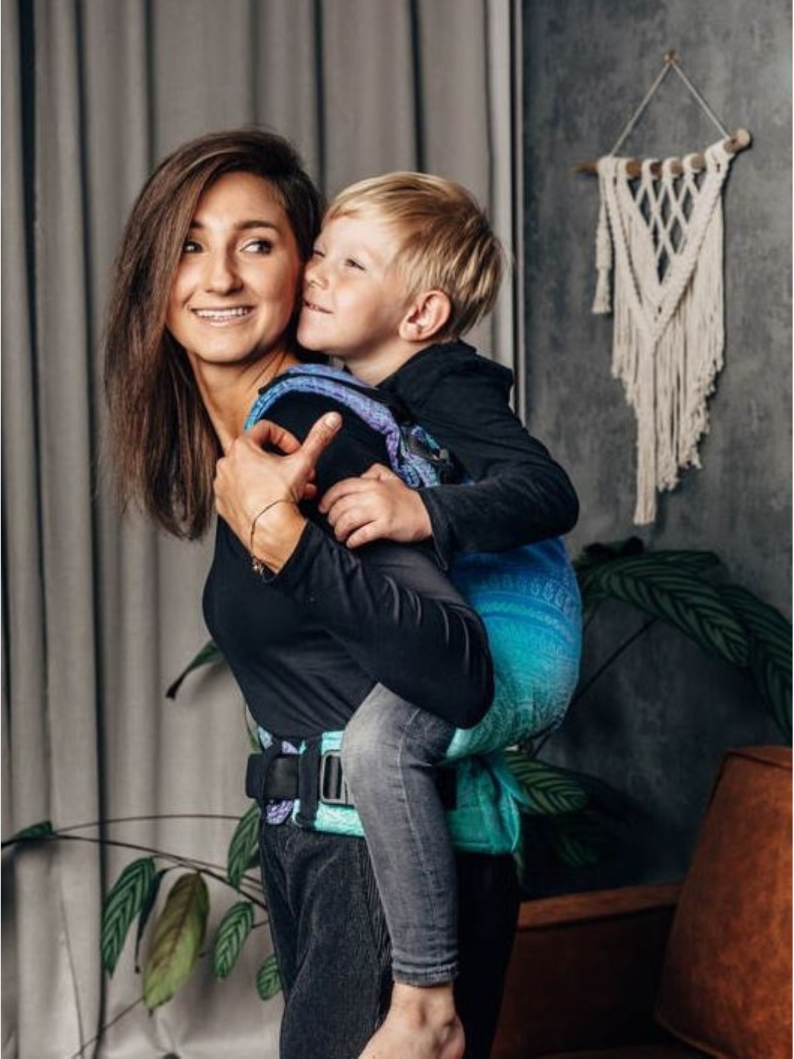 LennyPreschool (jacquard,100% cotton )- PEACOCK'S TAIL - FANTASY