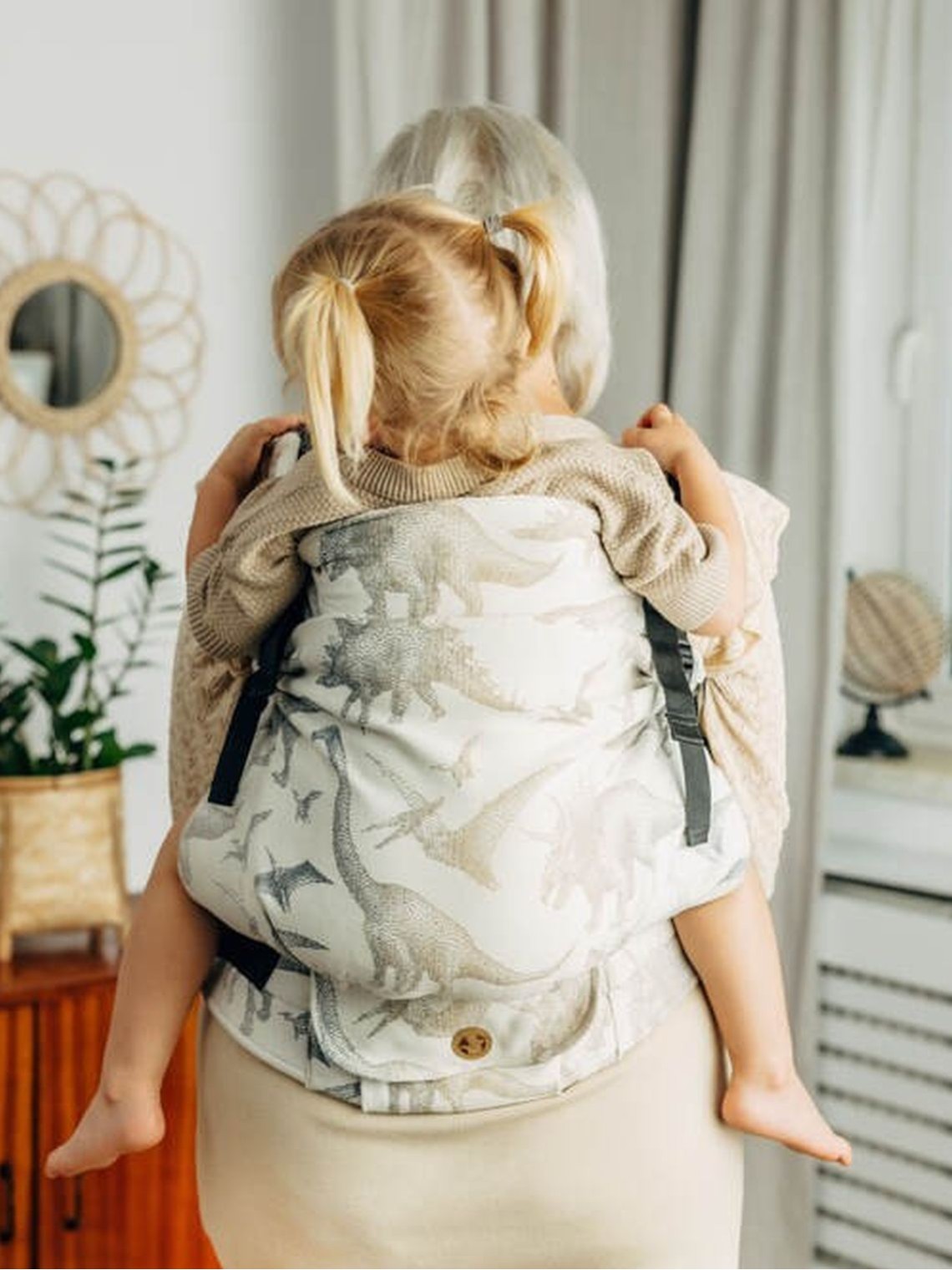 LennyPreschool, jacquard, 100% cotton - JURASSIC PARK - ICE DESERT