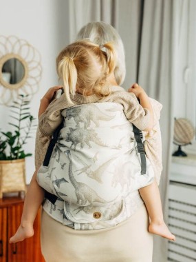 LennyPreschool, jacquard, 100% cotton - JURASSIC PARK - ICE DESERT