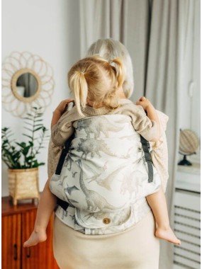 LennyPreschool, jacquard, 100% cotton - JURASSIC PARK - ICE DESERT