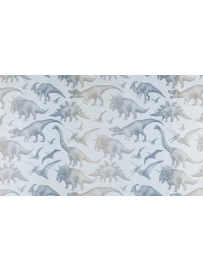 LennyPreschool, jacquard, 100% cotton - JURASSIC PARK - ICE DESERT