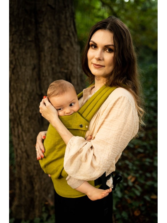 QUSY CARRIER, LINEN OLIVE (Linen)